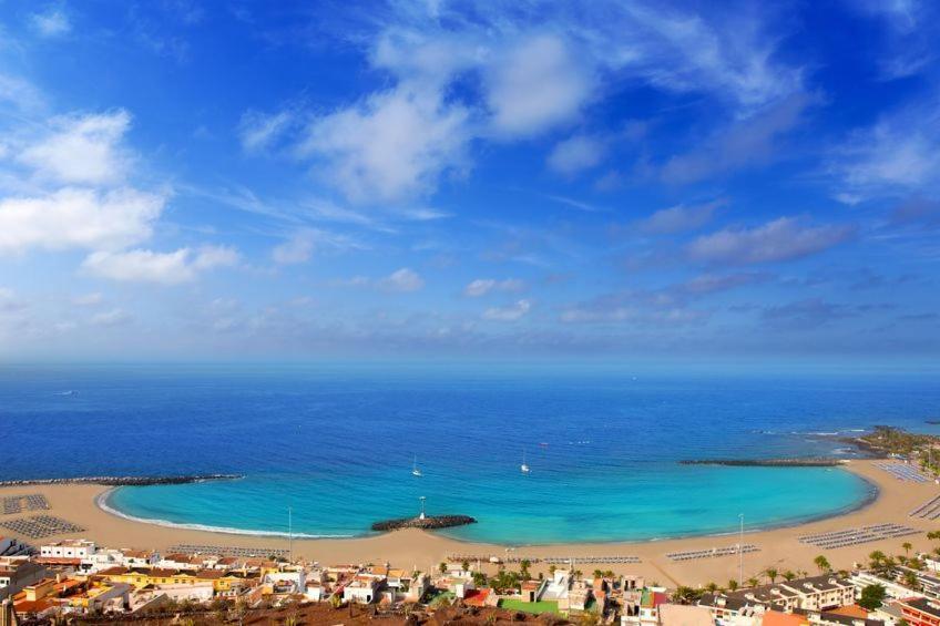 로스크리스티아노스 First Line Sea, Luxury Penthouse, Sea And Sunset View Vivenda Vacational Guayero 618 아파트 외부 사진