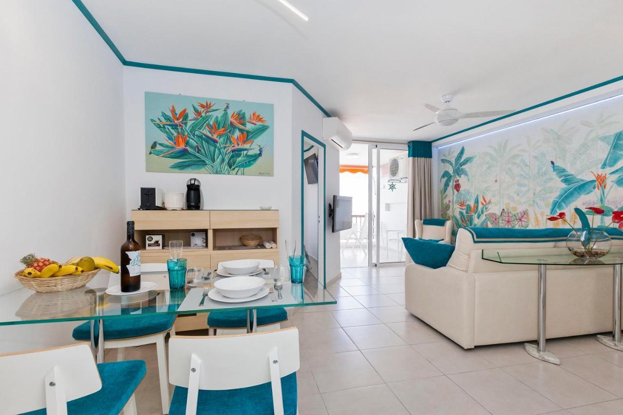 로스크리스티아노스 First Line Sea, Luxury Penthouse, Sea And Sunset View Vivenda Vacational Guayero 618 아파트 외부 사진